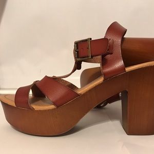 Madden Girl Cognac Sandals